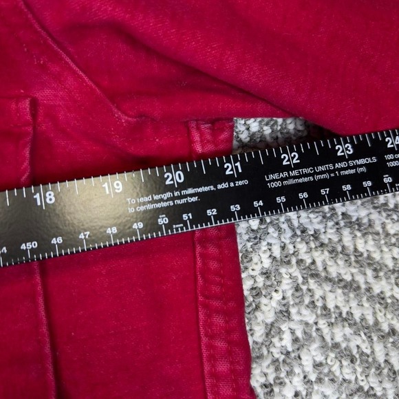 Camp Site Duluth Minnesota Button-Up Shirt Red Mens Medium - Picture 3 of 5